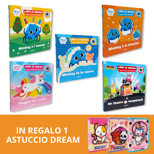 Collana Libri in Musica, Leggi e Ascolta + In REGALO Un Astuccio Mitama Versione Dream