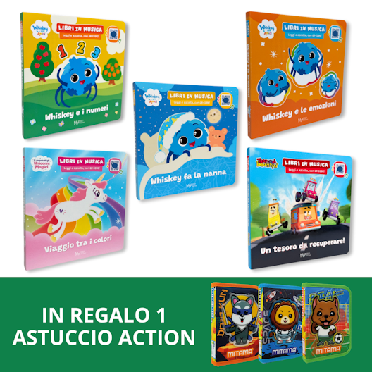 Collana Libri in Musica, Leggi e Ascolta + In REGALO Un Astuccio Mitama Versione Action