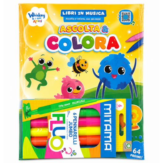 Whiskey &amp; i suoi Amici - Ascolta e Colora